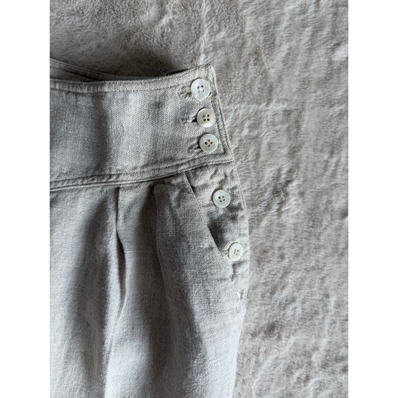 Vintage Liz Claiborne 100% Linen Pants ILGWU Made in the USA 6 Petite - Picture 2 of 7
